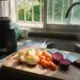 The best slow masticating juicer and high power blender setup on a real kitchen counter for a raw vegan diet.