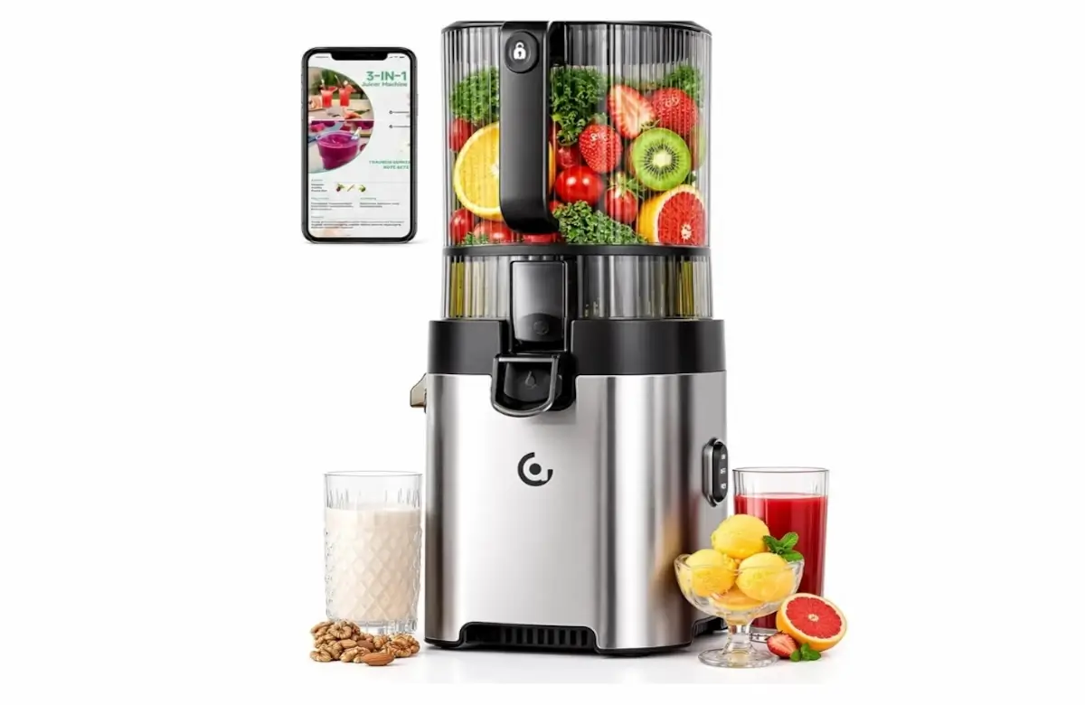 best cold press juicer AMZCHEF Slow Masticating Juicer AMZCHEF slow masticating juicer machine budget friendly entry level cold press juicer