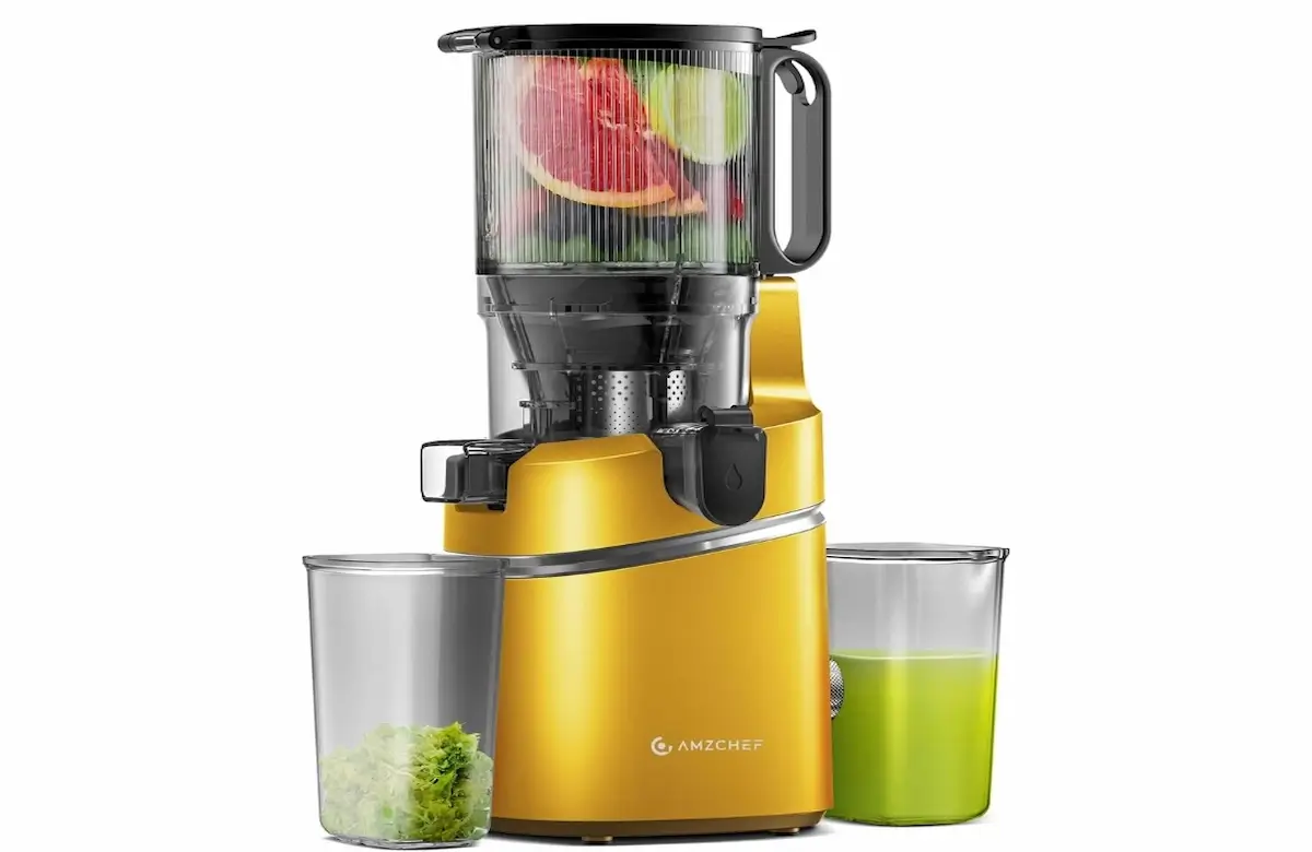 best cold press juicer Dash Deluxe Compact Masticating Slow Juicer Dash Deluxe compact cold press juicer space saving travel friendly